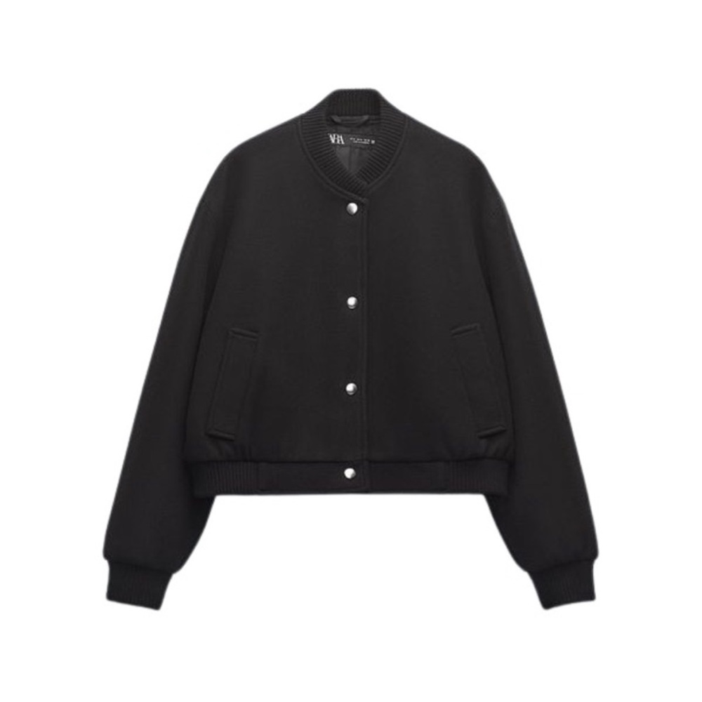 Black Bomber Jacket